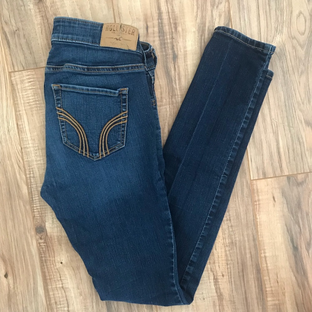Hollister blue skinny jean